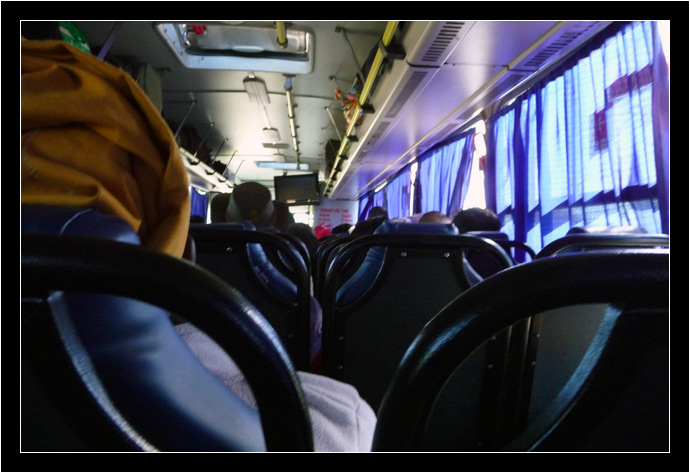 Inside the bus
