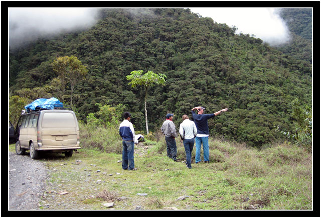 Lunch stop in the cloud forest, photo by Alison