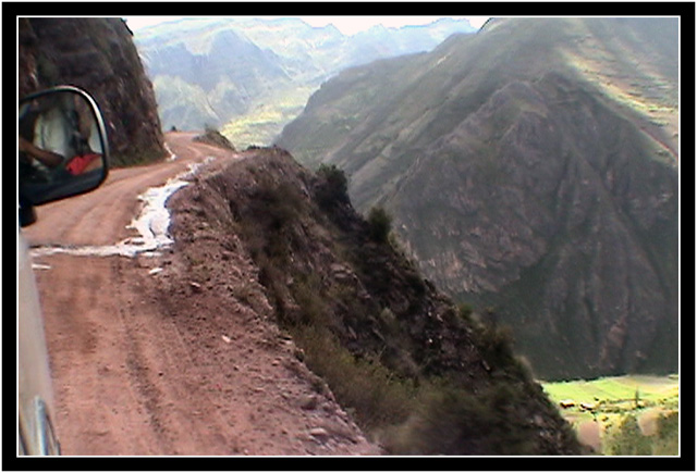 Typical view of our road to the jungle