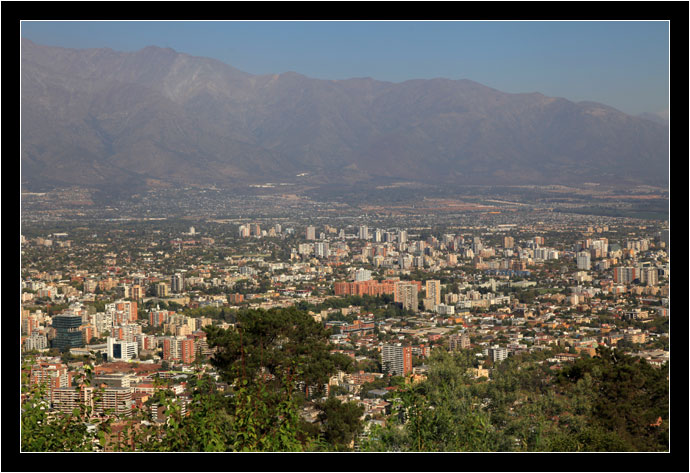 Santiago from above