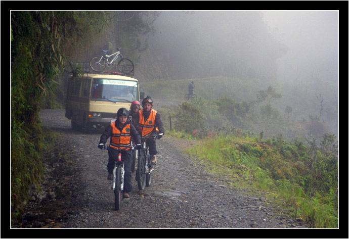 Biking down the worlds most dangerous road